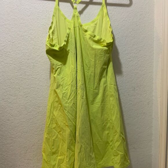 Outdoor Voices Neon Yellow Tennis Exercise Dress size L - Picture 5 of 12